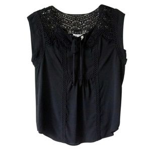 💯ANTHROPOLOGIE Black Blouse